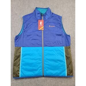 Cotopaxi Teca Calido Vest Mens XL Blue Green Insulated Puffer Zip Jacket Outdoor